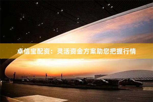 卓信宝配资：灵活资金方案助您把握行情